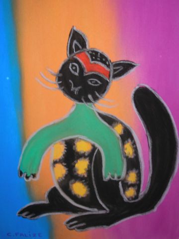 L'artiste Catherine FALIZE - Kucing