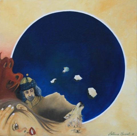 la luciole d'or - Peinture - Helene MUNET la luciole d'or - Peinture - Helene MUNET