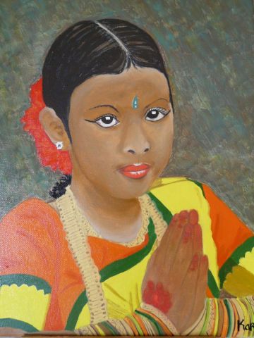 L'artiste Karol - Petite hindoue