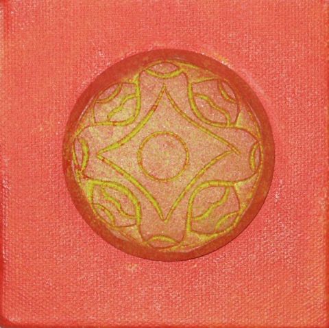 Cerlce rouge - Peinture - Michele Zieser Cerlce rouge - Peinture - Michele Zieser