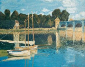 Voir cette oeuvre de DA SILVA: Le pont d'Argenteuil