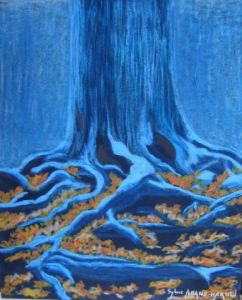 Voir le détail de cette oeuvre: racines bleues