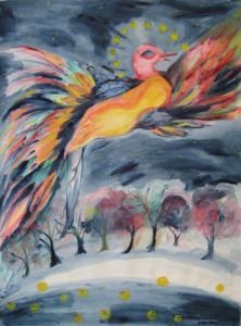 Voir cette oeuvre de Eliette Graf: Oiseau Sacré 