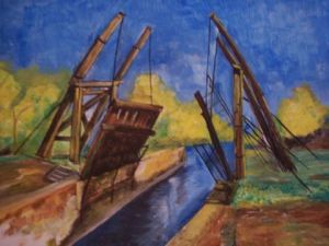 Voir cette oeuvre de Gabriel Osson: vieux pont de l'écluse