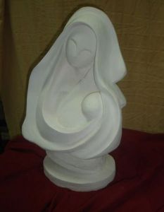 Sculpture de Leila Ameddah : Maternité