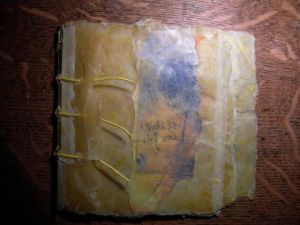 Oeuvre de Micheline Duvivier : carnet jaune
