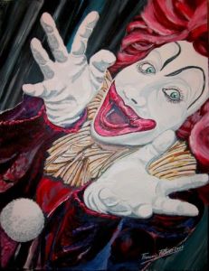 Voir cette oeuvre de FAP: le clown rouge