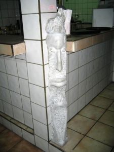 Sculpture de art2pir: totem st martin