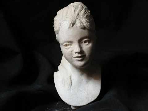 petite demoiselle - Sculpture - Jean-Joseph Chevalier