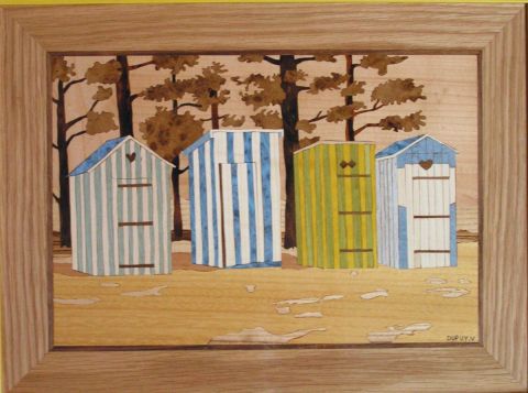 L'artiste Victorien DUPUY - cabane de plage
