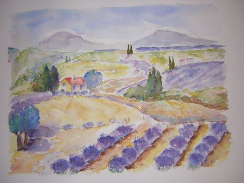 Provence - Peinture - Betty