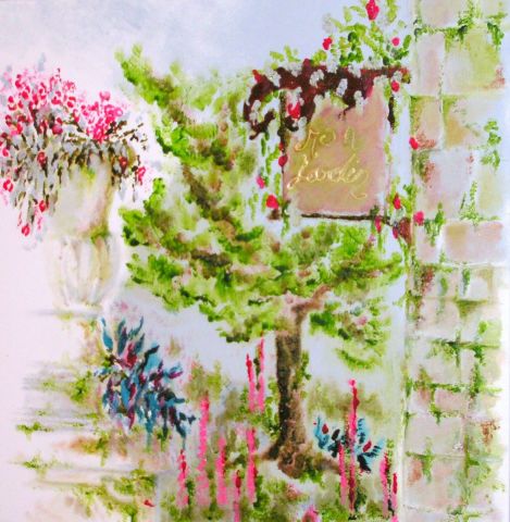 mon jardin - Peinture - aurelyr mon jardin - Peinture - aurelyr