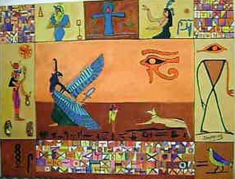 L'artiste ASDRUBAL - En EGYPTE