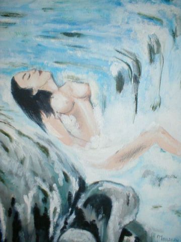 L'artiste anne-marie landron - eau vive