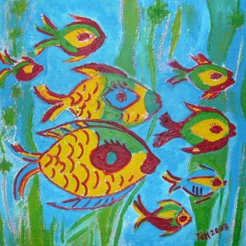 L'artiste ALTAIR - La joyeuse famille des poissons