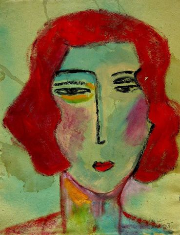 Mme. Matisse 2 - Peinture - pilarbamba