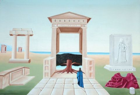 L'Esprit antique - Peinture - Odysseas SAGIADINOS L'Esprit antique - Peinture - Odysseas SAGIADINOS