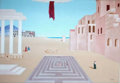 Oracle ou des femmes - Peinture - Odysseas SAGIADINOS Oracle ou des femmes - Peinture - Odysseas SAGIADINOS