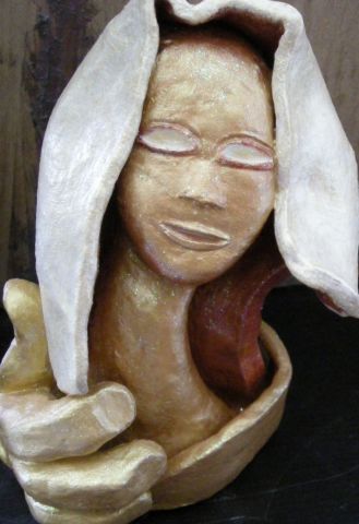 La nonne aveugle - Sculpture - VIVAL33