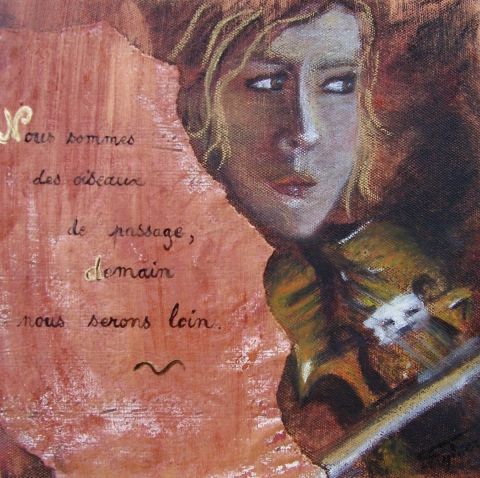 Proverbe tsigane - Peinture - Sabine Fighiera