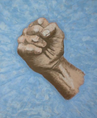 l'histoire d'un ange: 2. violence, STOP! - Peinture - corlig l'histoire d'un ange: 2. violence, STOP! - Peinture - corlig