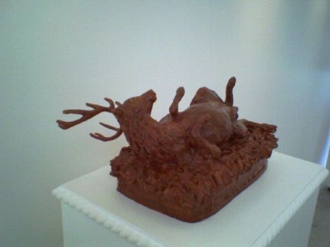 Dix cors à la souille - Sculpture - laurens Dix cors à la souille - Sculpture - laurens