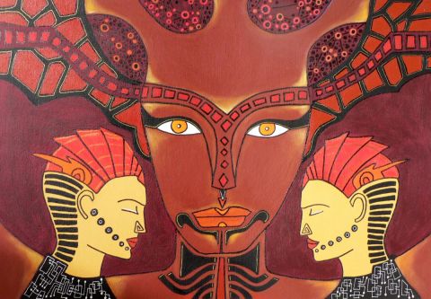 L'artiste anaksamoun - Le dieu Neptupe