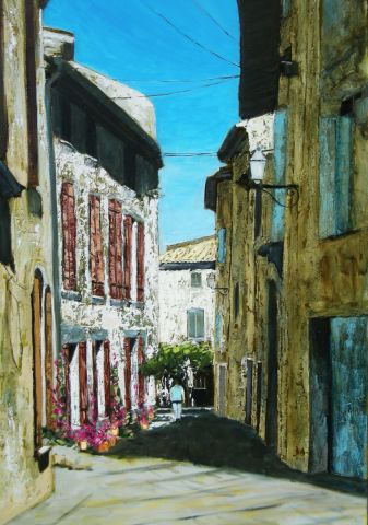 L'artiste Michael BAUDELLE - village provencal