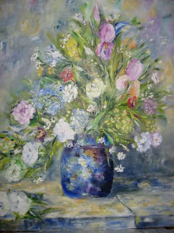 Le fleurs 2 nous deux - Peinture - Marie-ClaudeJean-Claude PETITOT 