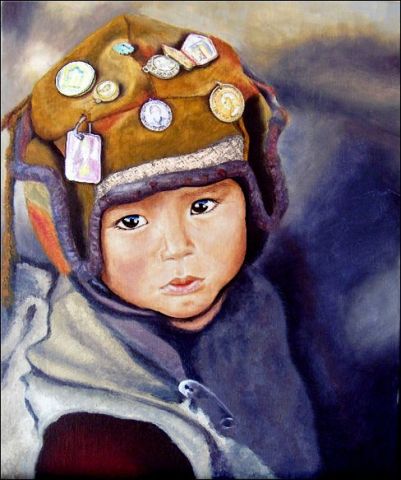 L'artiste AIMAR - bébé thibétain
