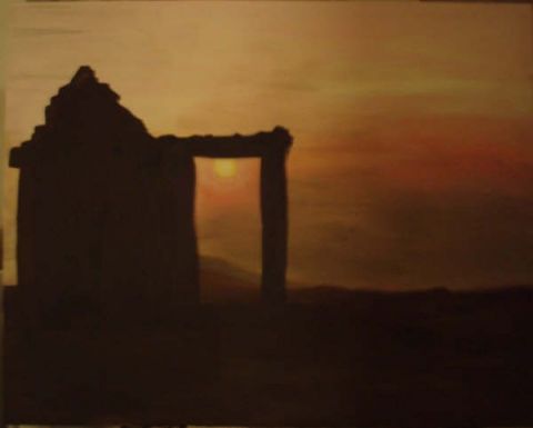 Les Ruines d'Hampi - Peinture - Laurence KOENIG