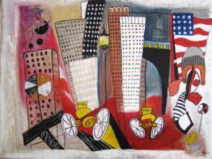 Peinture de ASTRID ANIDJAR: New york