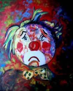 Voir cette oeuvre de Martine Bach: clown 2