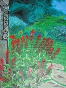 Peinture de freenath: jardin d'été