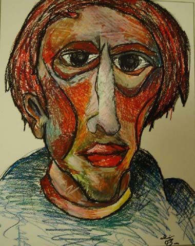 autoportrait - Peinture - oliv