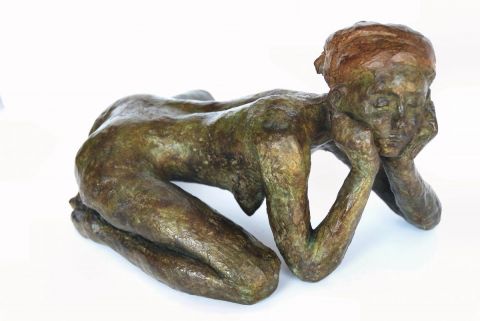 féline - Sculpture - Breval