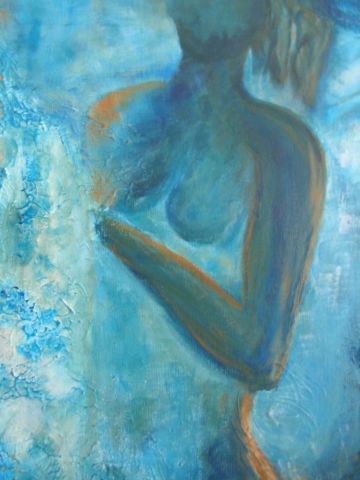 Rêverie bleue - Peinture - AYLEN