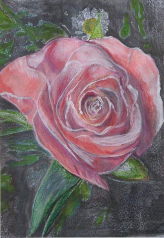 the rose - Peinture - Maaike Poog