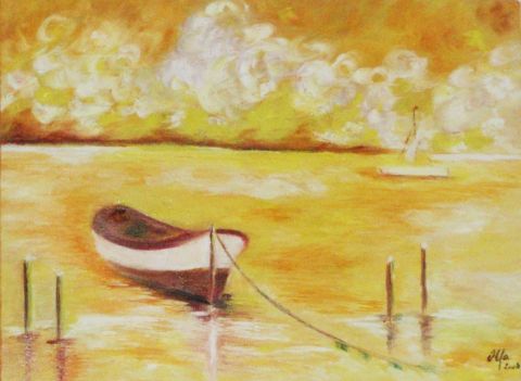 L'artiste Olfa Arfaoui - Le soleil noyé