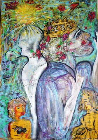 Peinture : retour glorieux, V de victoire - OD' ILE Peinture : retour glorieux, V de victoire - OD' ILE