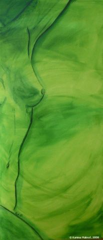 L'artiste Makrof Karima - Standing Nude