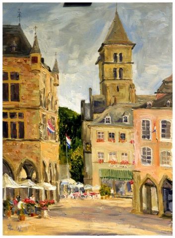 Echternach Collection Publique Luxembourg - Peinture - ZEDD68