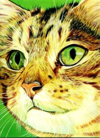 The Cat - Peinture - Ulysses Teixeira