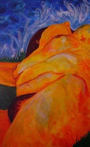 GAÏA - Peinture - VIRGINIE ROUSSEL GAÏA - Peinture - VIRGINIE ROUSSEL