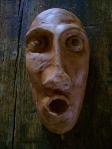 masque 2 - Sculpture - julien RATHIEUVILLE