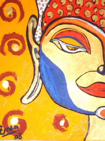 buddha - Peinture - sissi