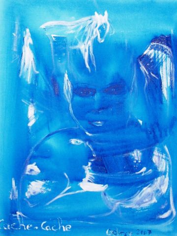 Cache-cache - Peinture - OD' ILE  Cache-cache - Peinture - OD' ILE