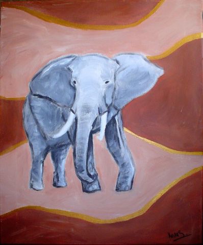 Elephant 01 - Peinture - keira S