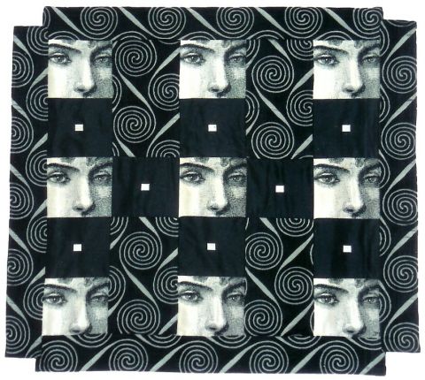 De face à faces - Art textile - Isabelle  Mounib