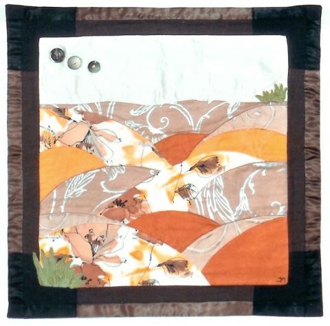 Les dunes - Art textile - Isabelle  Mounib